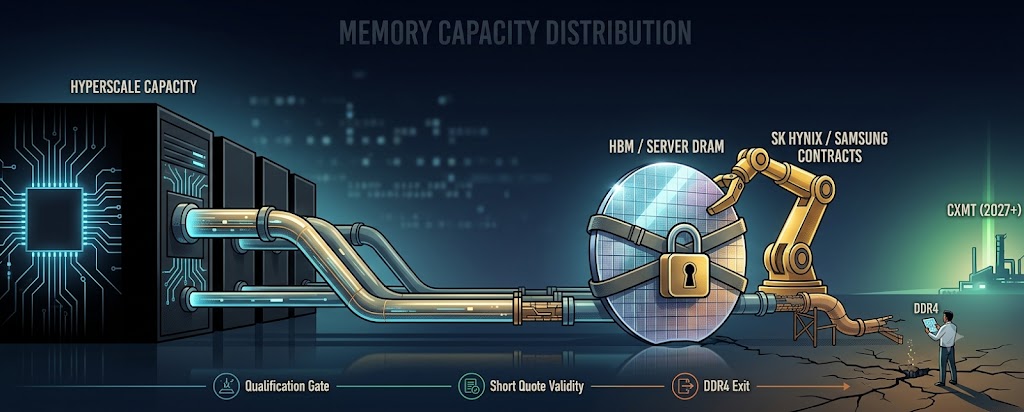 When Memory Supply Goes to Contract: What Korea's ~$950B AI-Chip Pacts Signal for OEM and EMS Allocation Strategy Through 2030