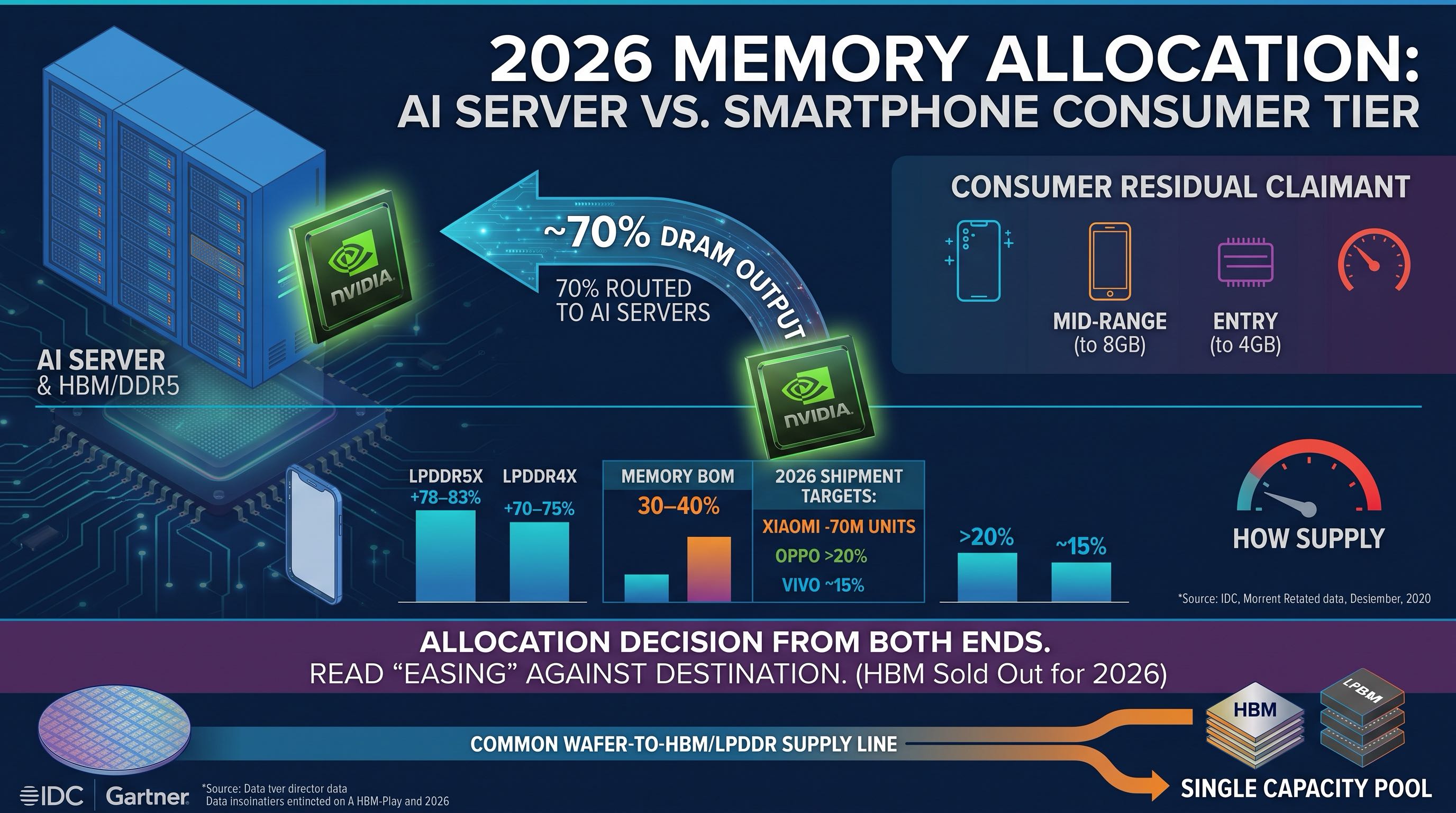When the Allocation War Reaches the Handset: What the 2026 Mobile-DRAM Squeeze Means for OEM and EMS Sourcing Strategy