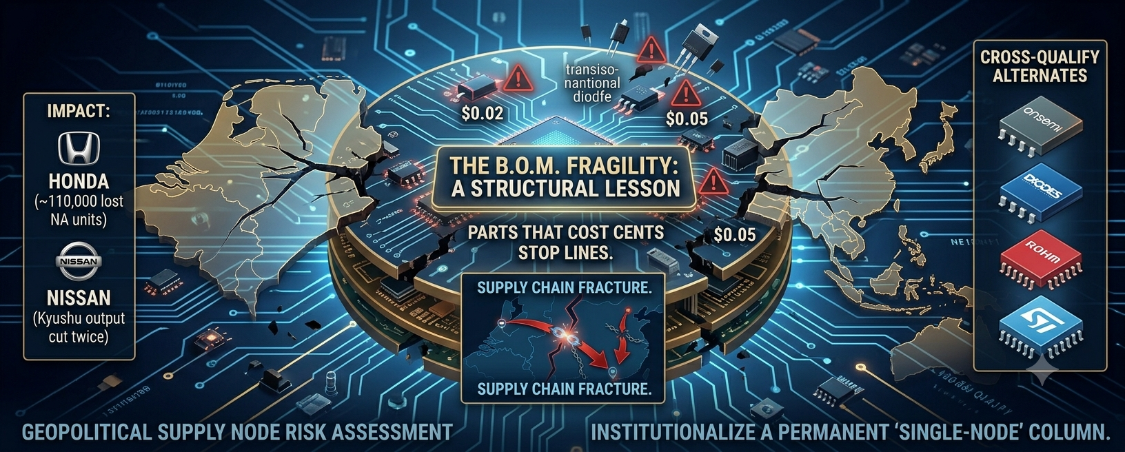 The Nexperia Discrete Disruption Is a Structural Lesson, Not a One-Off: What OEM and EMS Buyers Should Institutionalize Before the Next Single-Node Failure