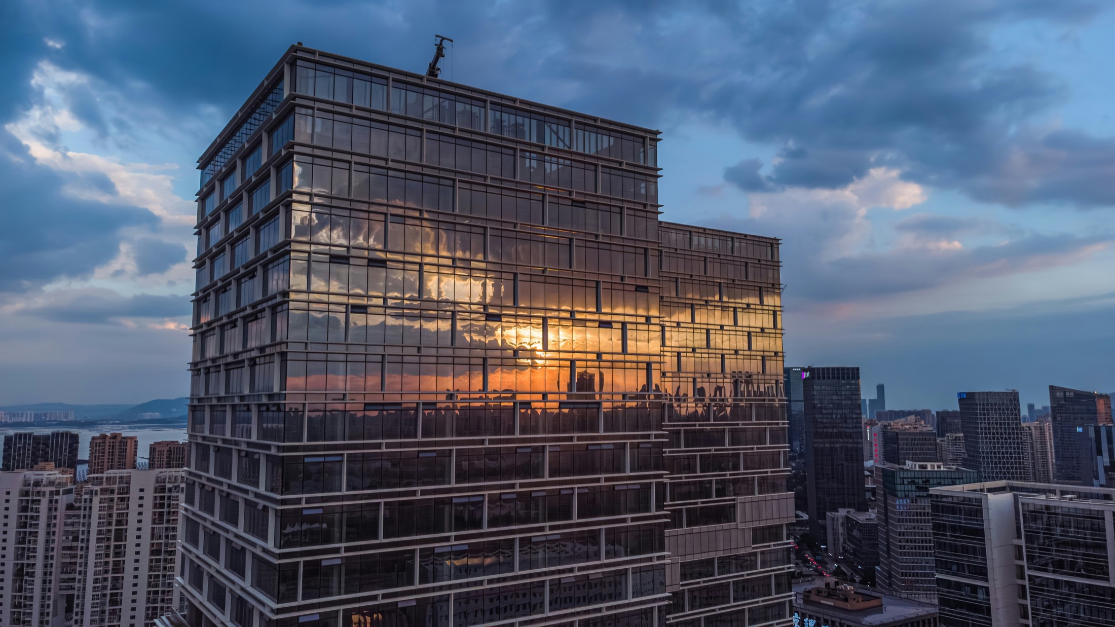 Modern business tower